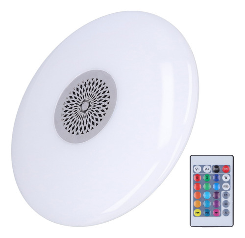 Lámpara De Música Que Cambia De Color Rgb 24 W E27 Contro