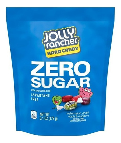 Jolly Rancher Sugar Free Candy Pouch - 6.1oz