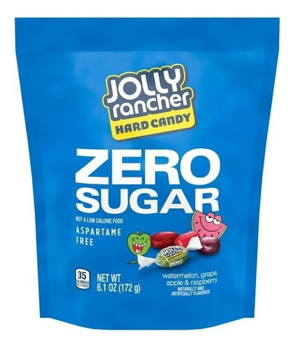 Caramelos Zero Sugar Hard Candy 172 G - Jolly Rancher