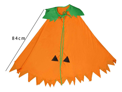Capa De Calabaza De Halloween Accesorios De Capa De Niños