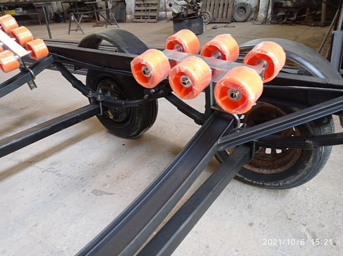 Trailer Seamax Doble Eje 1500 Kg Rolos - Opción Patente -