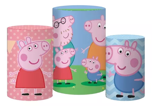 Casinha Peppa Pig  1,5m x 2,5m - Adecore Tecidos