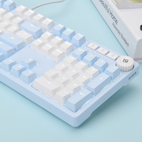 Imagen 6 de 7 de Teclado Mecánico Retroiluminado Switch Brown Ajazz Ak515