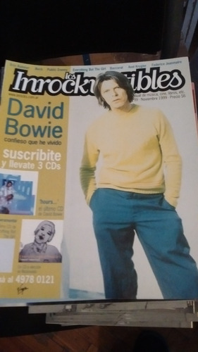 Revista Los Inrockuptibles 39  David Bowie Rushde Suárez