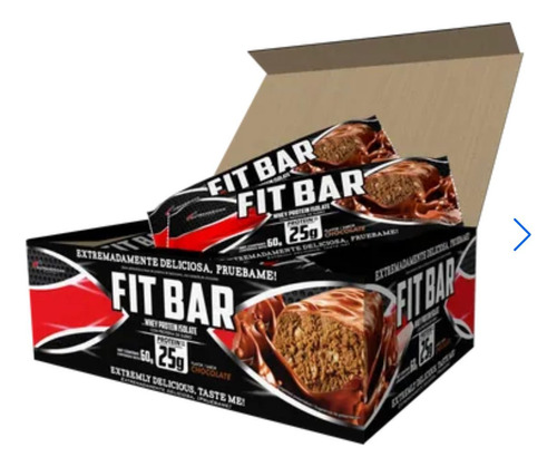 Fit Bar 12 Barras Con Proteina - Unidad a $11990