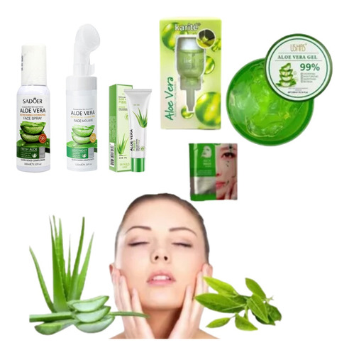 Kit Cuidado Facial Aloe Vera - g a $130