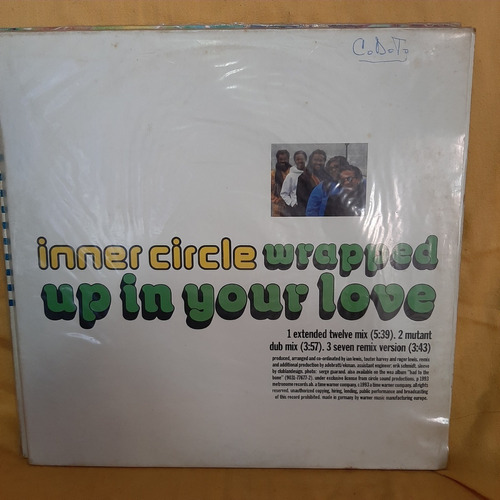 Vinilo Inner Circle Wrapped Up In Your Love D1