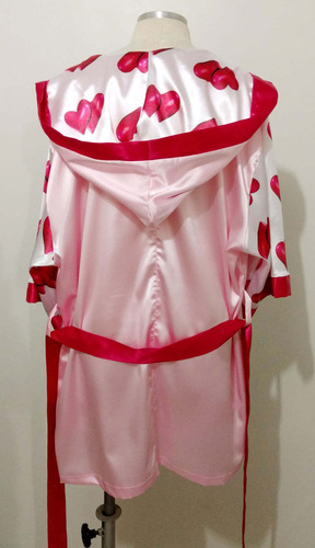 Kit Robe Com Capuz, Shorts Doll Ou Samba Canção Tamanho G