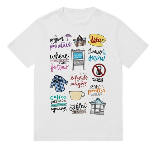 Camiseta Camisa Gilmore Girls Tal Mãe Tal Filha Stars Hollow