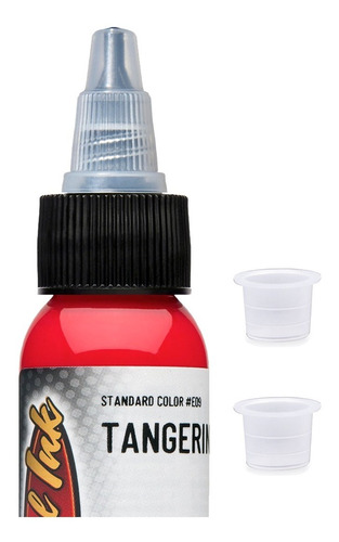 Kit Tinta Para Tatuar Eternal Ink Tattoo Tono Naranja 0.5 Oz