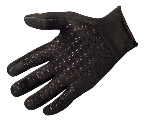 Luva Moto Touchscreen Mattos Racing Block Palma Silicone Cor Preta Tamanho Ggg