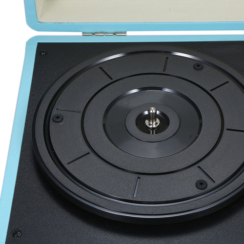 Mesa Giratória Vintage Com Alto-falantes: Black Us Phonograp