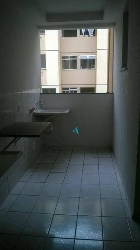 Apartamento Com 2 Dormitórios À Venda, 45 M² Por R$ 110.000,00 - Paciência - Rio De Janeiro/rj - Ap0343