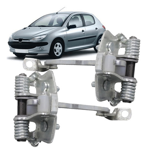 Par Limitador Da Porta Traseira Peugeot 206/207 1999 A 2016