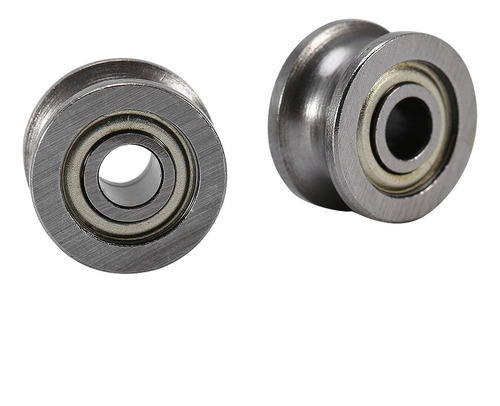 10pcs U624zz Polea Guía De Rodamiento De Bolas Con Ranura En