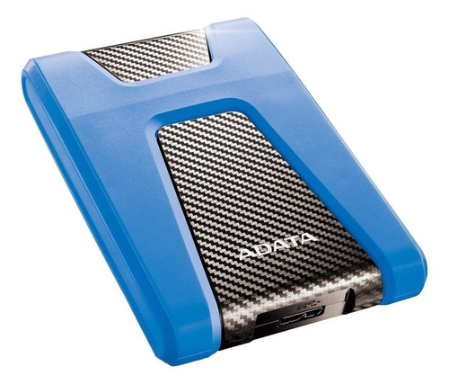 Imagen 3 de 3 de Disco duro externo Adata DashDrive Durable HD650 AHD650-2TU31 2TB azul