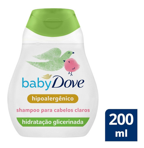  Shampoo Cabelos Claros Hidratação Enriquecida Baby Dove 200ml