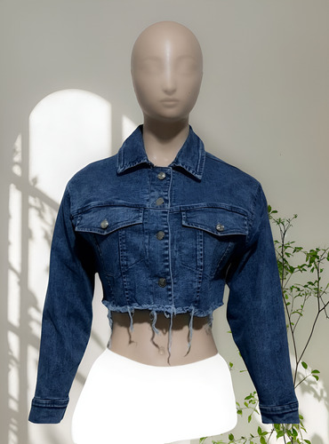 Campera Corta Crop Oversize Mujer Juvenil Store Moda Urbano