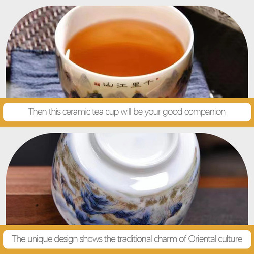 Taza De Té China, Elegante Taza De Té De Cerámica Decorativa
