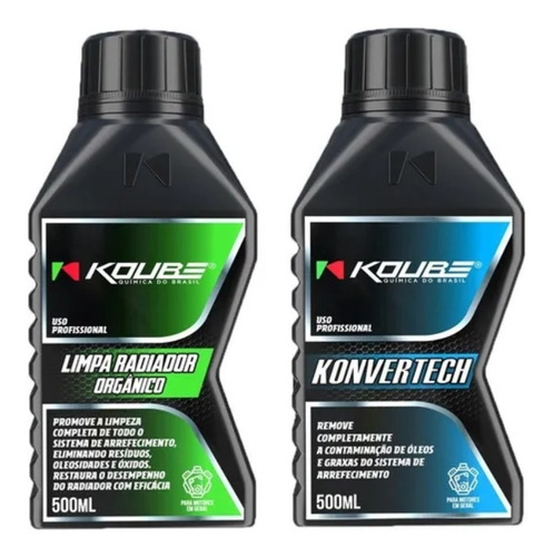 Koube Konvertech 500ml + Limpa Radiador Orgânico Koube 500ml