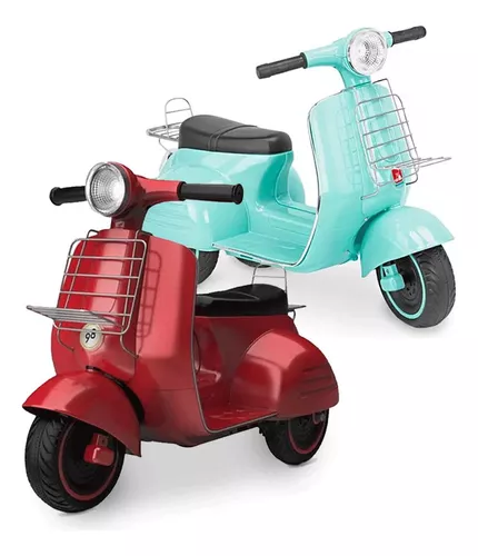 Mini Moto Elétrica Infantil 6V Lambreta Bandeirante 2903 Vermelha