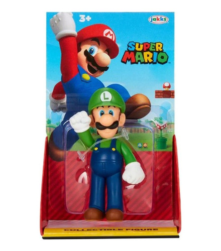 Figura Coleccionable Super Mario - Luigi 6 Cm