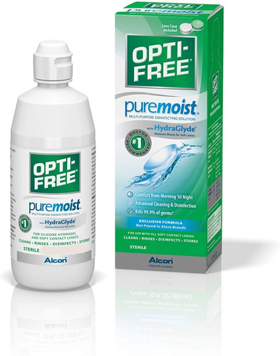 Opti-free Pure Moist 120ml - Liquido Lentes De Contacto