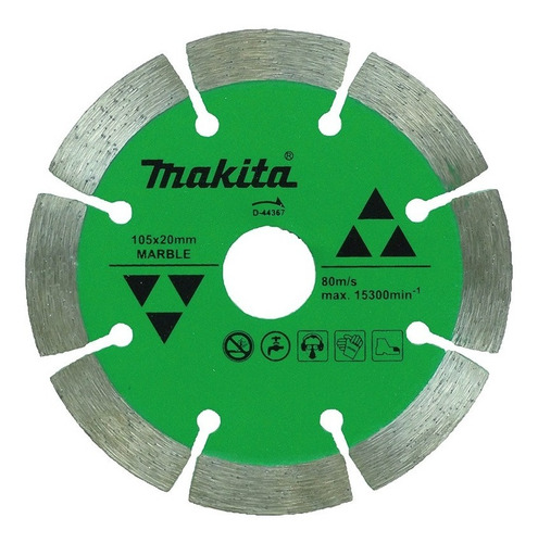 Imagem 1 de 2 de Disco Diamantado Para Mármore D44367 105x10x20mm Makita