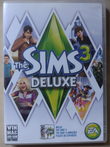 Game The Sims 3 De Luxe Win Mac Dvd Rom Ambições (Usado)