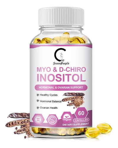 Myo Inositol D-chiro 2000 Mg+vitamina D 60 Capsulas