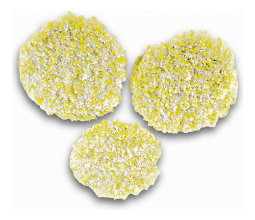 Almohadilla De Esponja Karcher P/ Pulido Piedra, Pvc 3 Pz Color Blanco