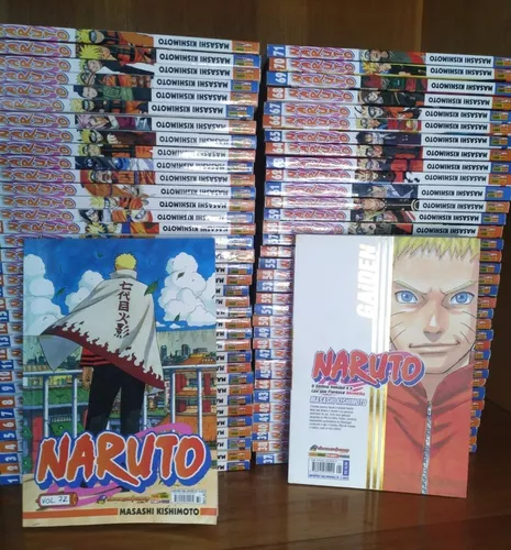 Mangá Naruto Gold Coleção Completa Vols. 1 a 72 + Gaiden