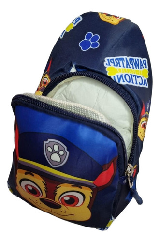 Set Bolsos + Reloj Proyector Paw Patrol Chase Y Skye