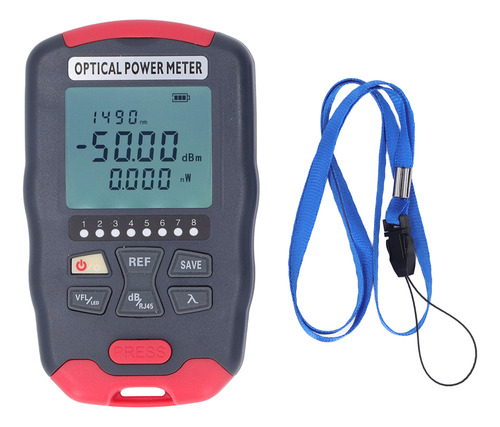 Red Vfl Net Cable Tester, Medidor De Potencia De Fibra Óptic