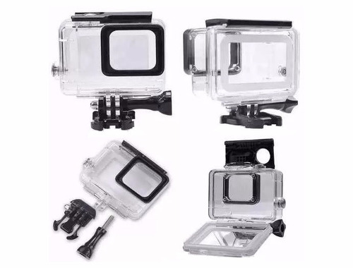 Kit Gopro Hero 5 6 7 Black Caixa Estanque + Filtro Mergulho