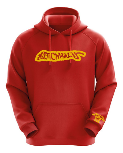 Polerón Rojo Arctic Monkeys Diseño 2