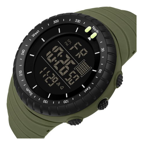 Reloj Digital Deportivo Electrónico Impermeable Nocturno Gra
