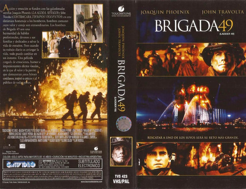 Brigada 49 Vhs Ladder 49 John Travolta Joaquin Phoenix