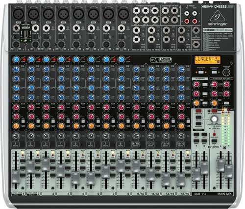 Ftm Mixer Behringer Xenyx Qx2222 Usb - Consola Audio