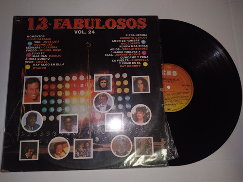 13 Fabulosos Vol 24 Lp Sony Music 1991 Balada Pop Colombia