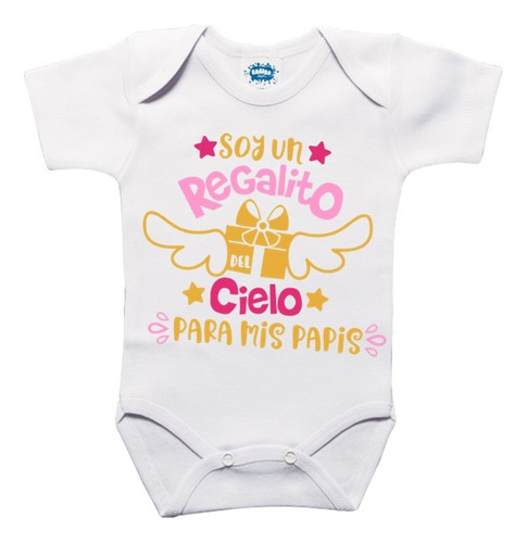 Body De Bebe Estampado Mamá Soy Tu Mejor Regalo