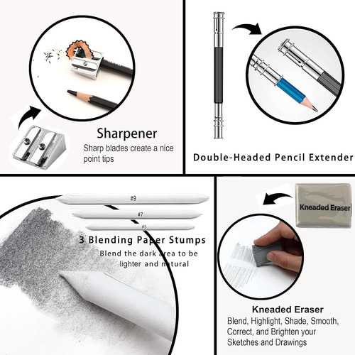 Kalour Sketching Coloring Art Set - Kit De Dibujo De 38 Piez