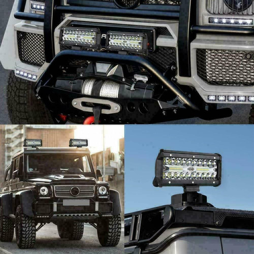 1 Faro Barra Auxiliar Led 120w 40 Leds Cree Spot/flood A-vip