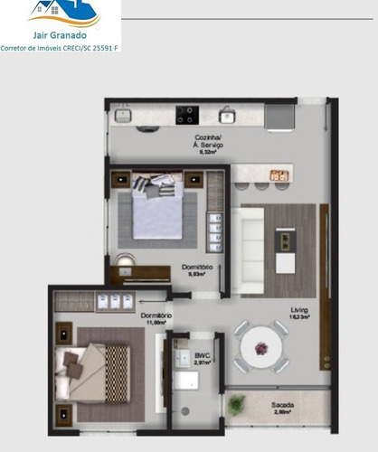 Imagem 3 de 3 de Apartamento - Ap01418 - 69020715