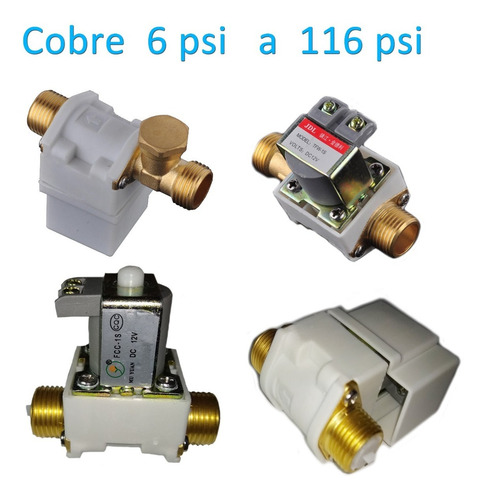 5pza Electroválvula Válvula Agua 3/4 Solenoide 110v Arduino (Usado)