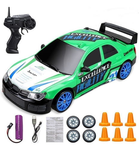 2.4g Drift Rc Car 4wd Rc Drift Coche De Juguete De Control R