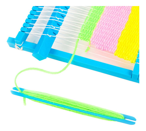 // Kit De Telar Educativo Con Accesorios, Hilo De Tapicería