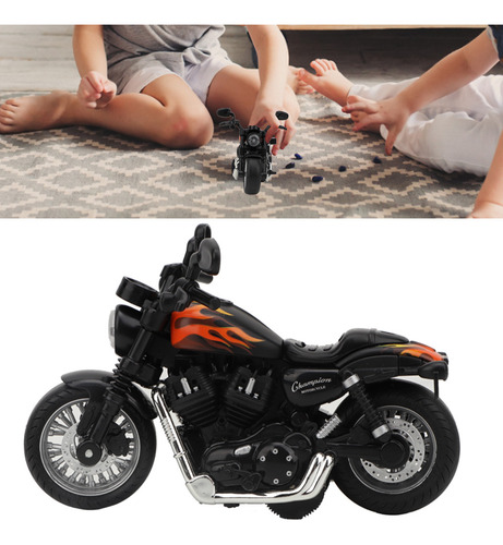 Motos De Juguetes Coleccionables De Aleación Simulación
