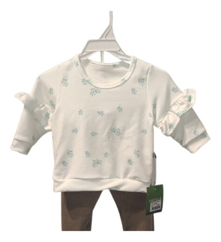 Baby Gut Conjunto Casaco Bebés Remera Y Pantalon Algodon