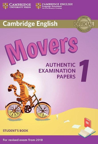 Cambridge Movers  1- Student S Revised Exam From 2018, De No Aplica. Editorial Cambridge En Inglés